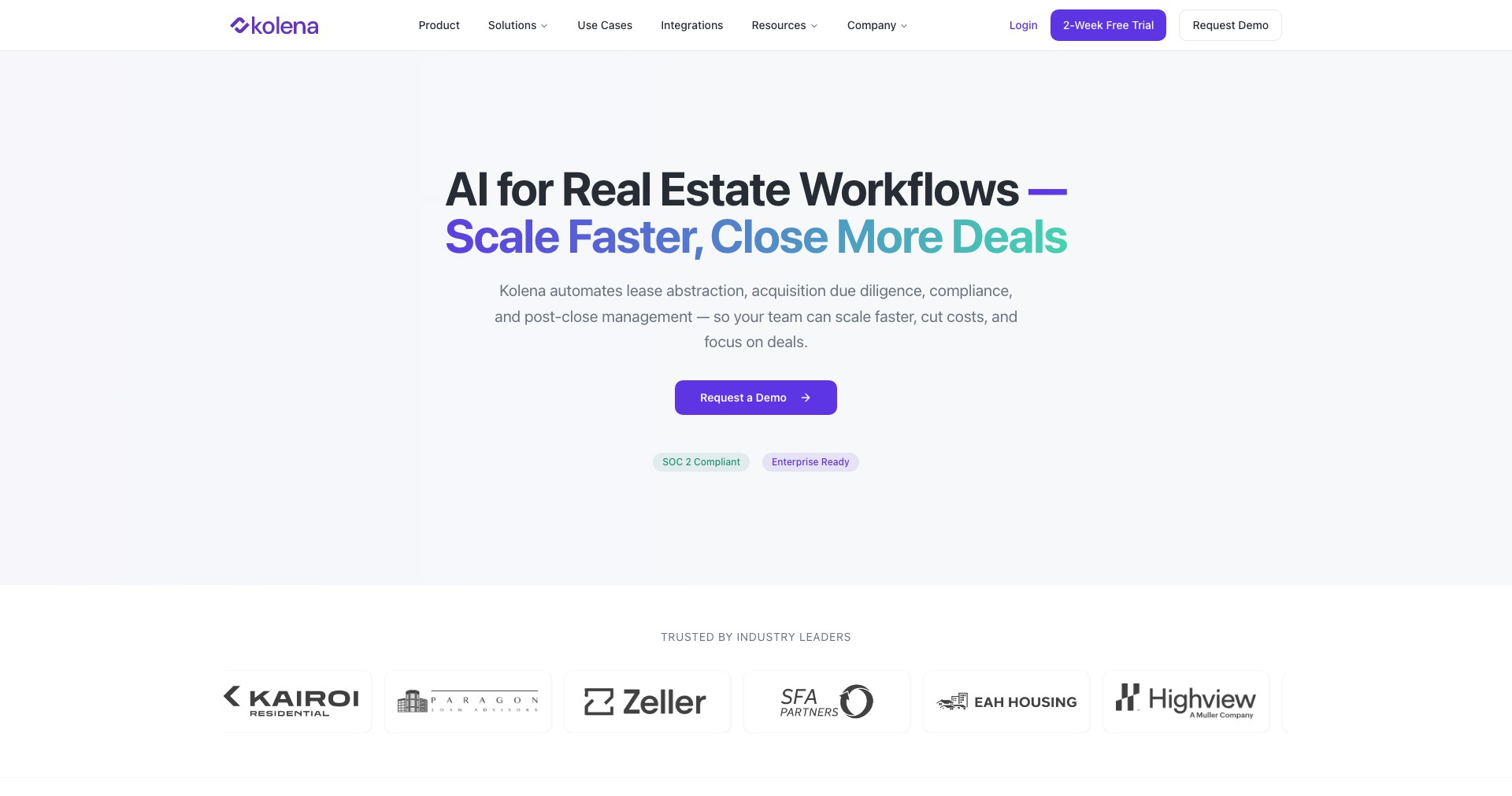 Kolena AI for Real Estate Screenshot
