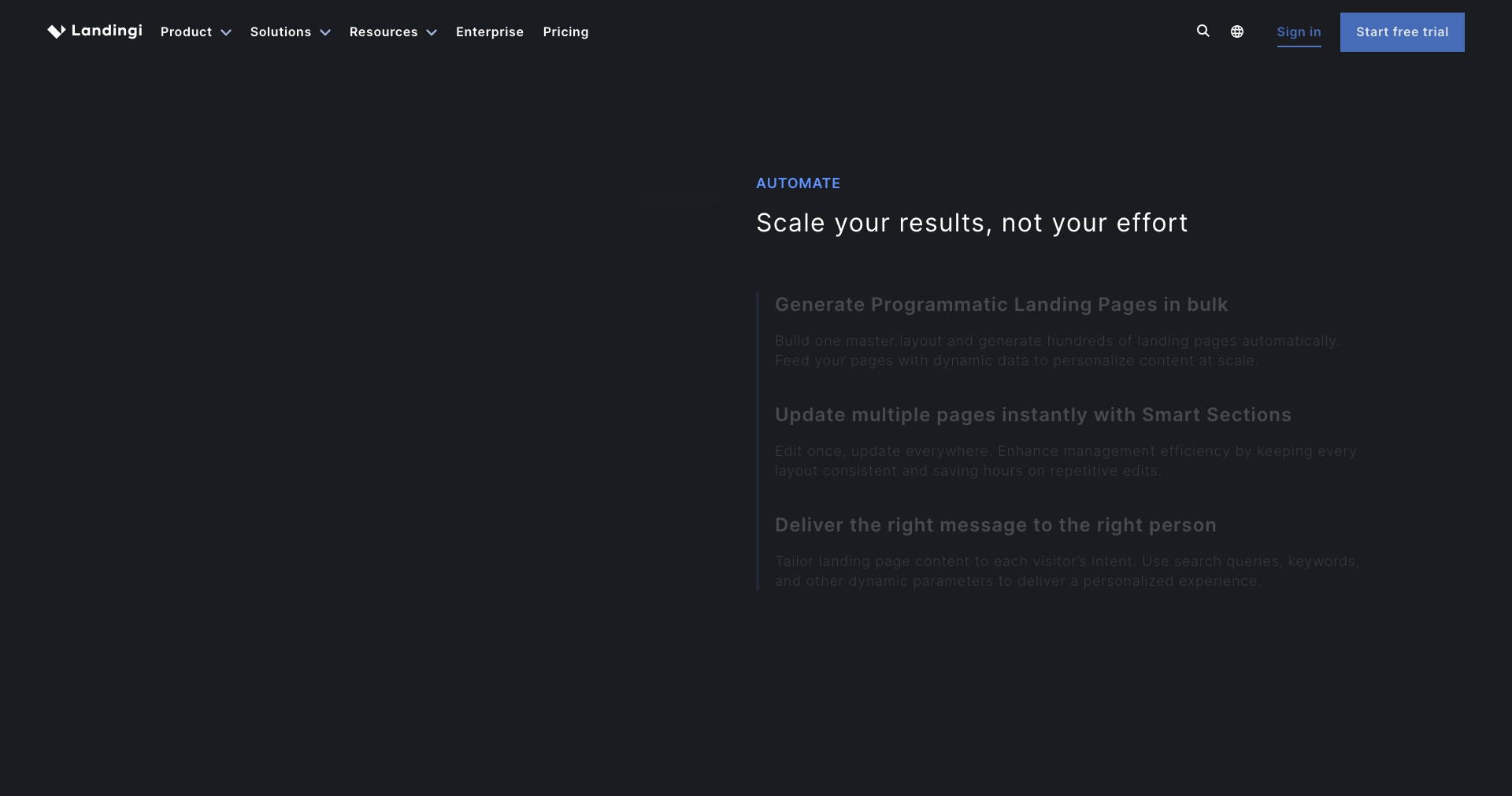 Landingi Screenshot