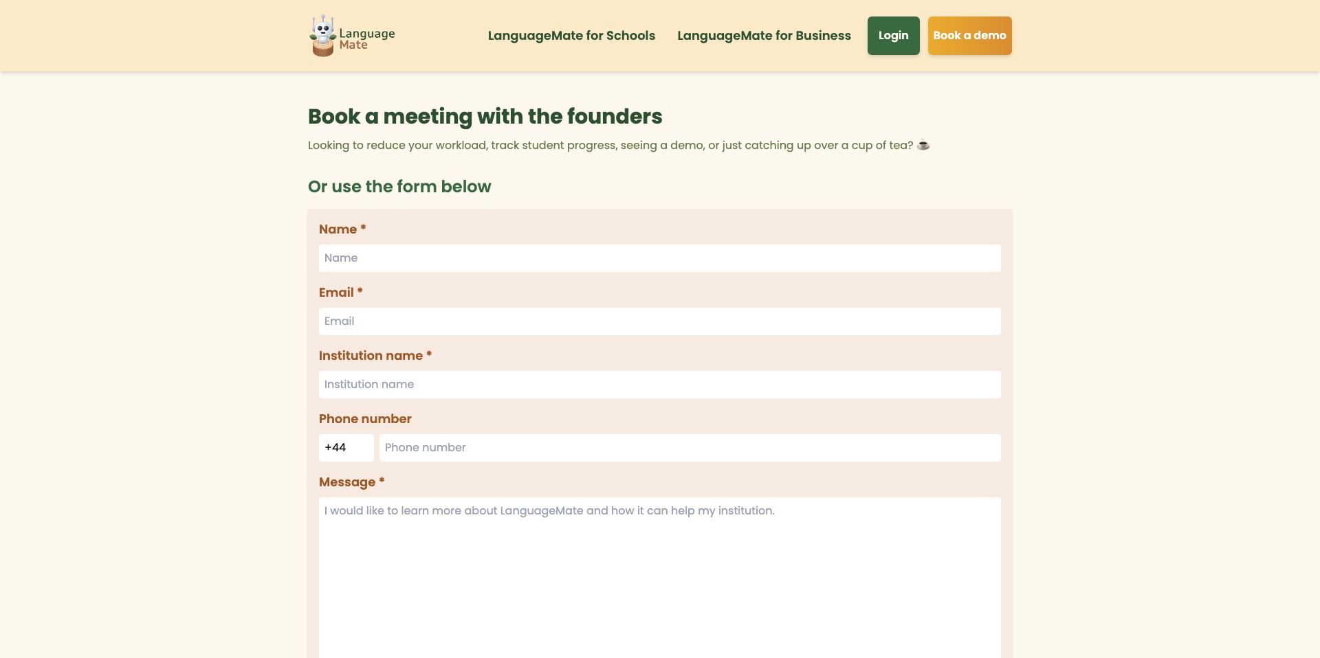 LanguageMate Screenshot