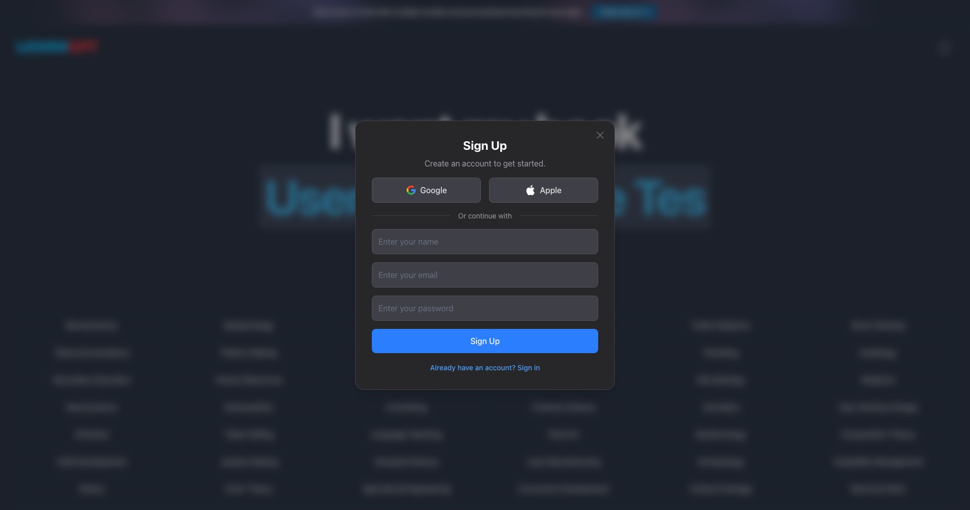 LearnGPT Screenshot