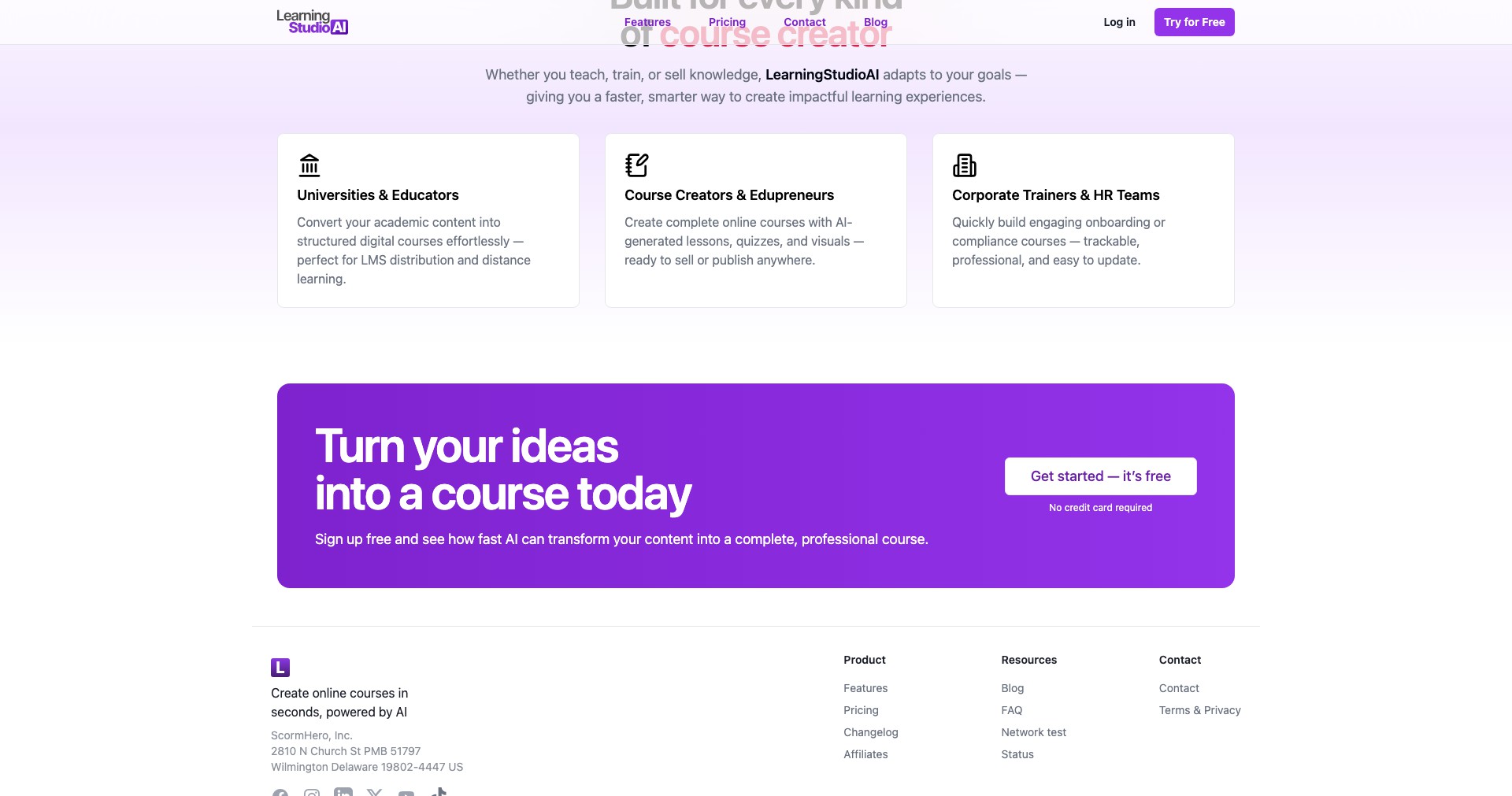 LearningStudioAI Screenshot