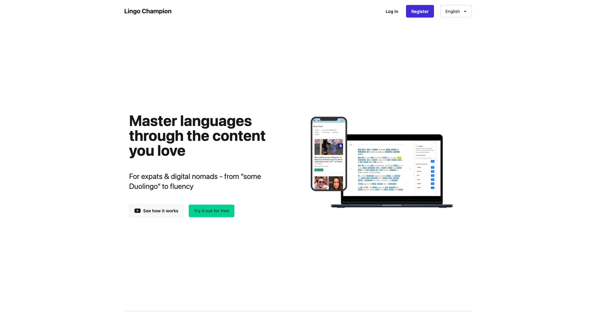 Lingo Champion Screenshot