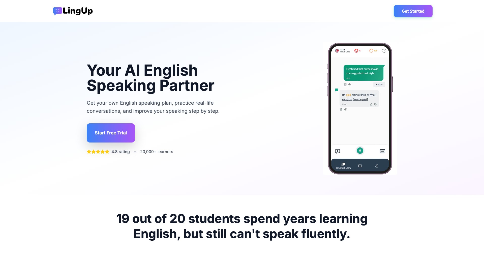 LingUp AI Screenshot