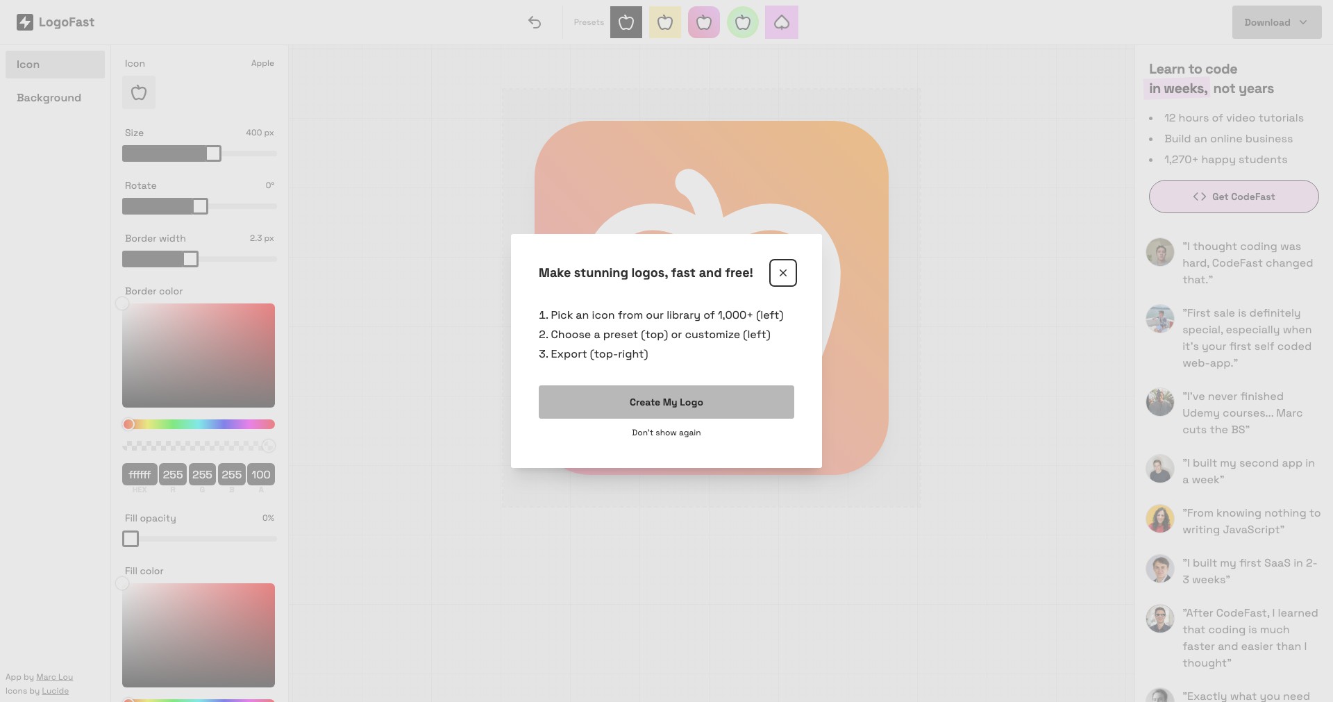 LogoFast Screenshot
