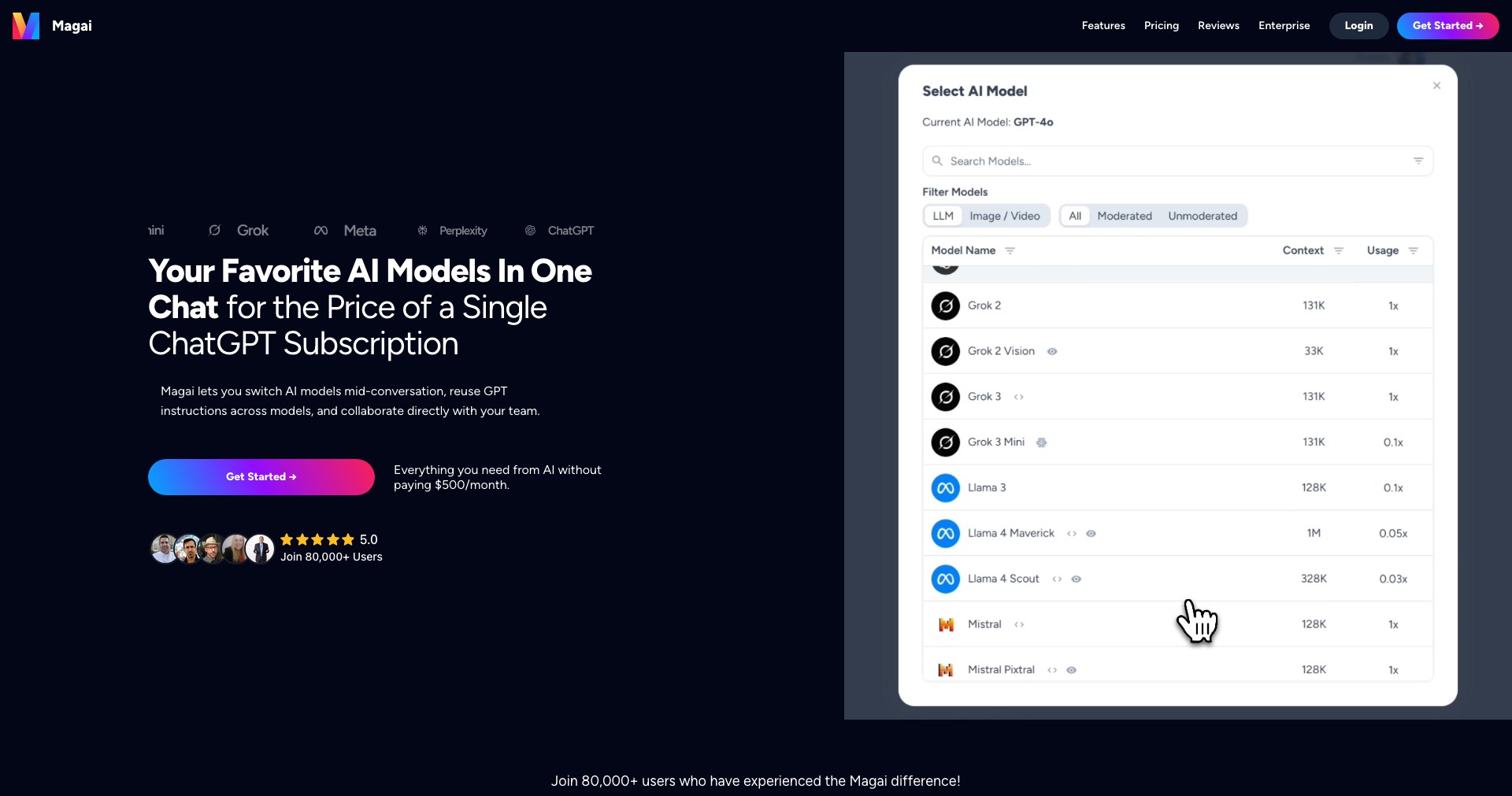 Magai Screenshot