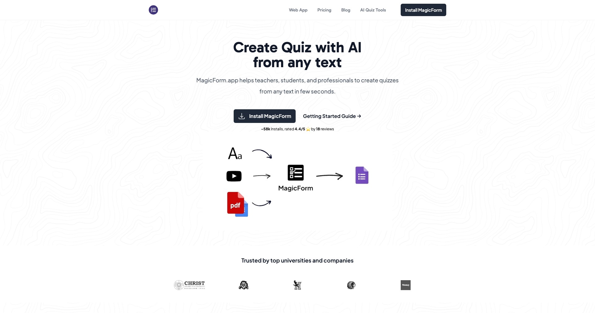 MagicForm App Screenshot
