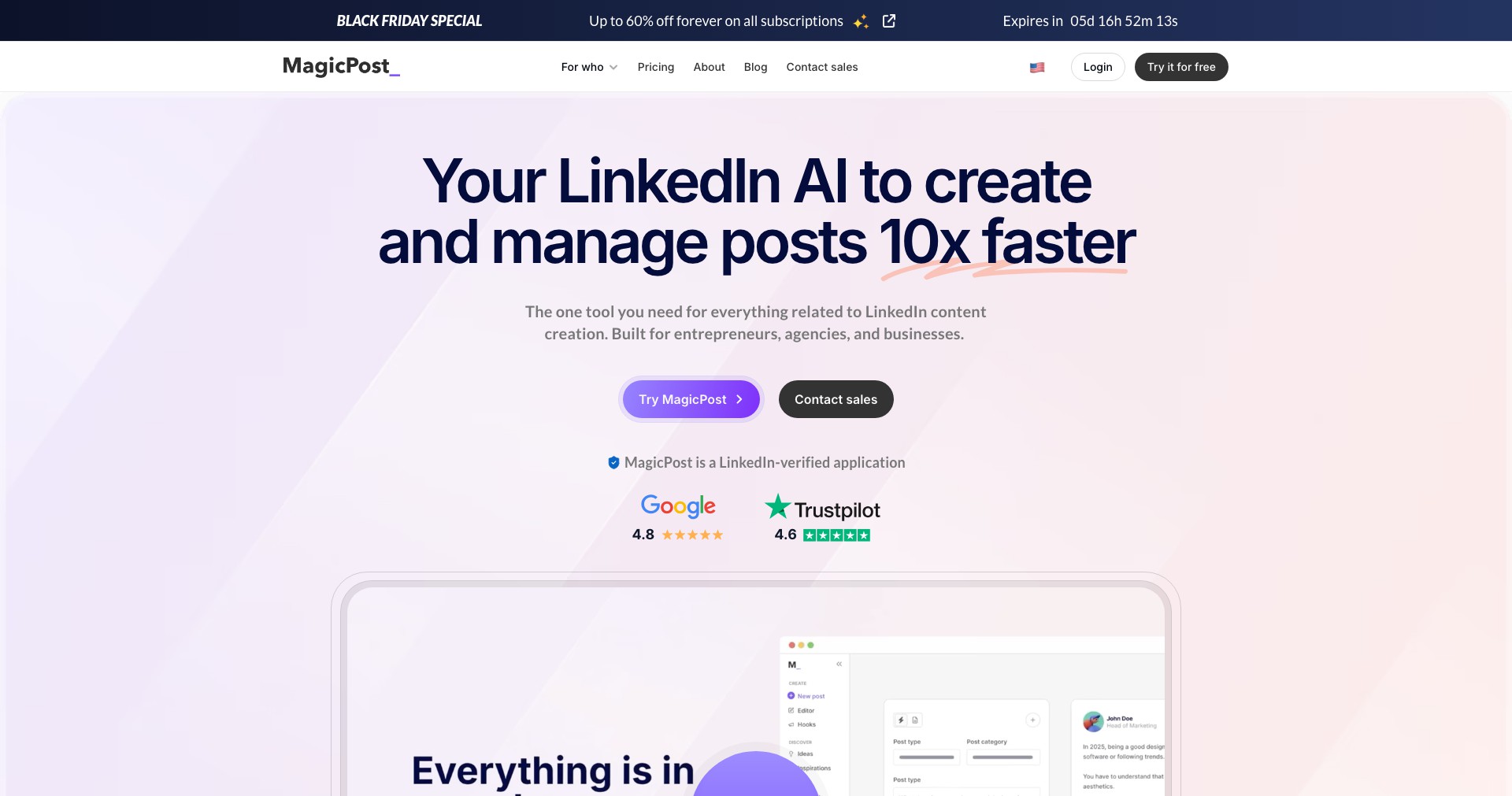 MagicPost v2 Screenshot