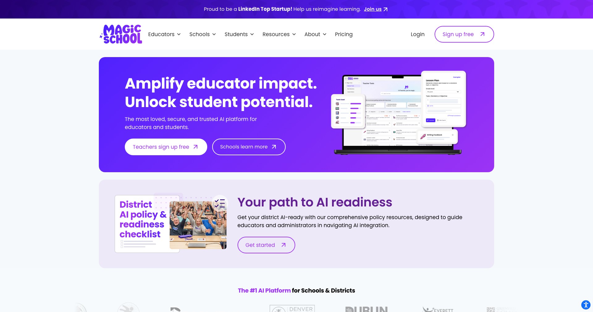 MagicSchool Screenshot