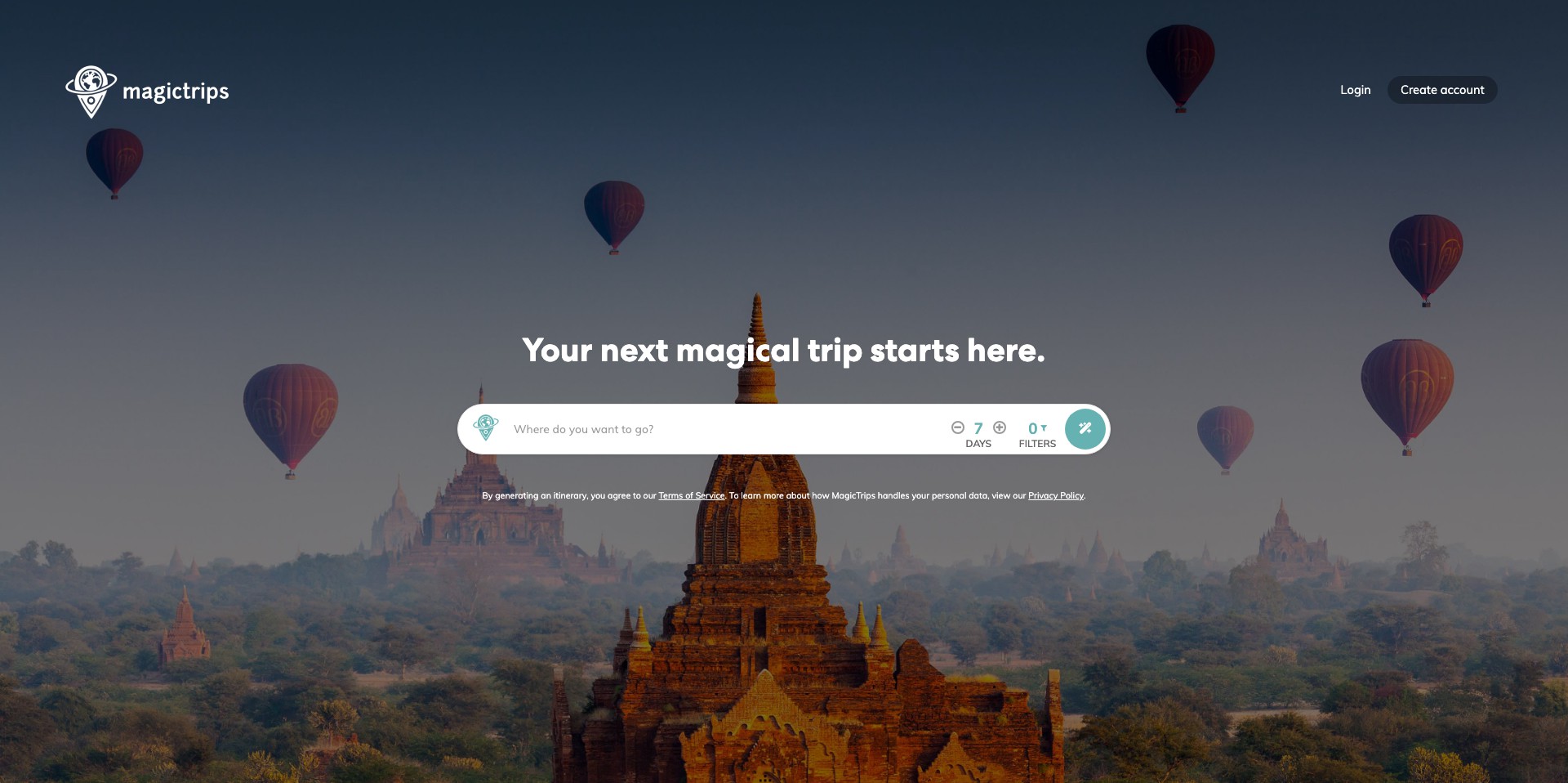 MagicTrips Screenshot