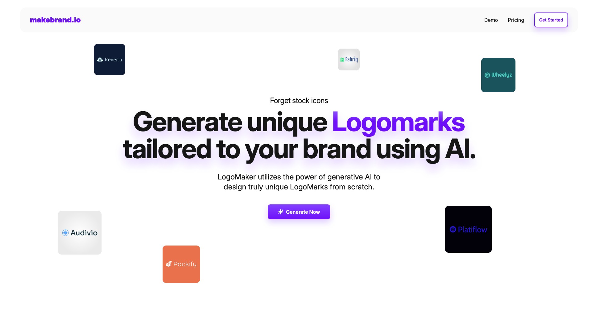 makebrand logomaker Screenshot