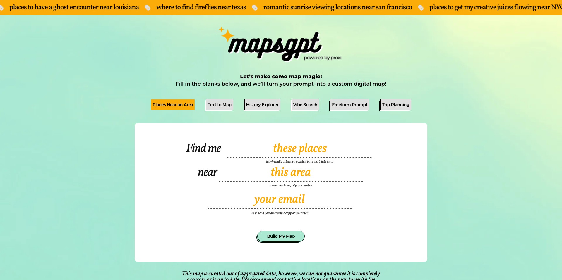 Maps GPT Screenshot