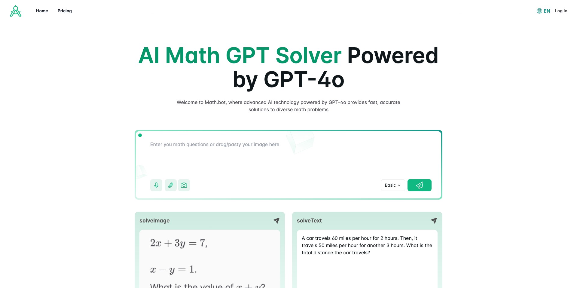 Math Bot Screenshot