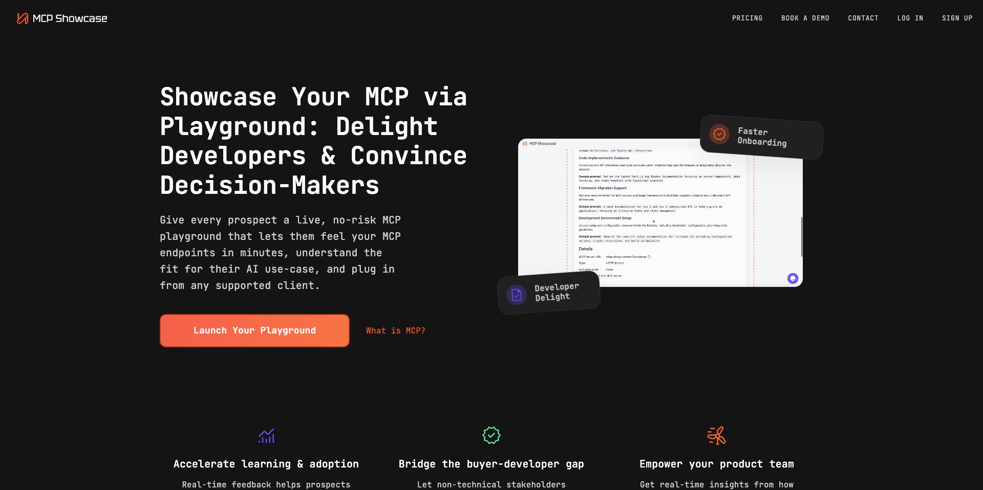 MCP Showcase Screenshot