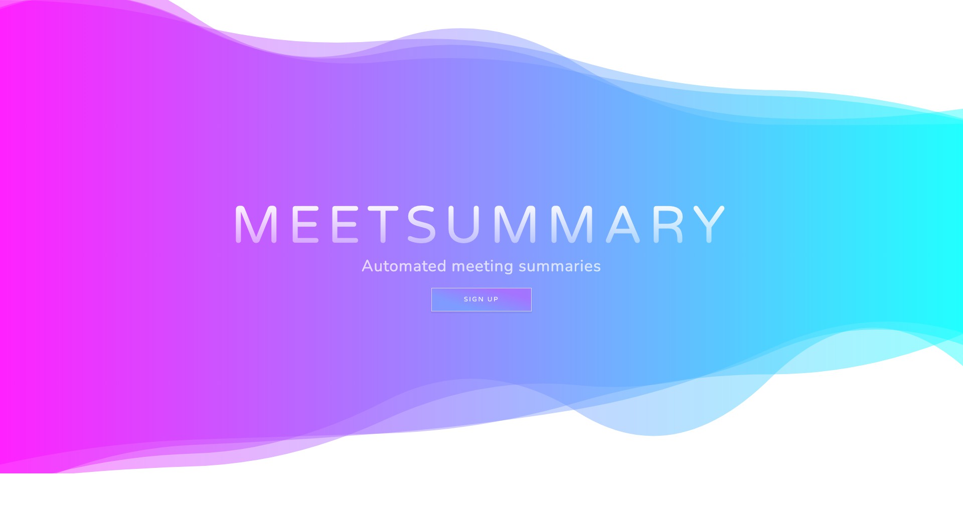 Meetsummary Screenshot