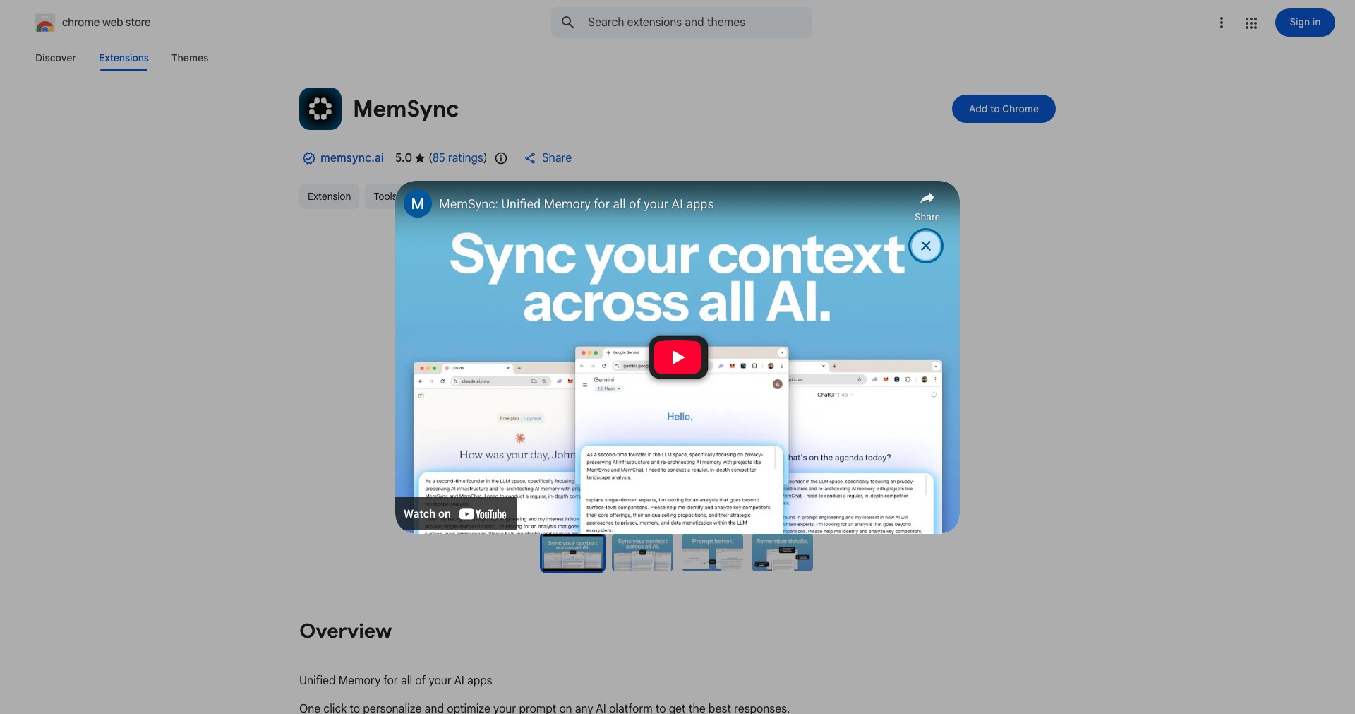 MemSync Screenshot