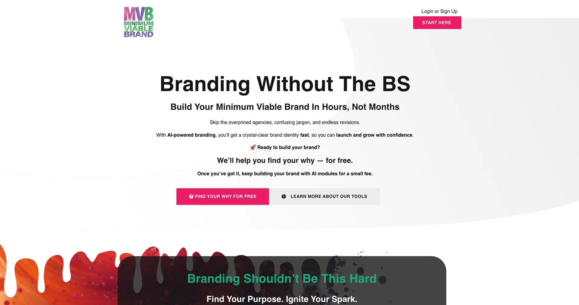 Minimum Viable Brand (MVB) Screenshot