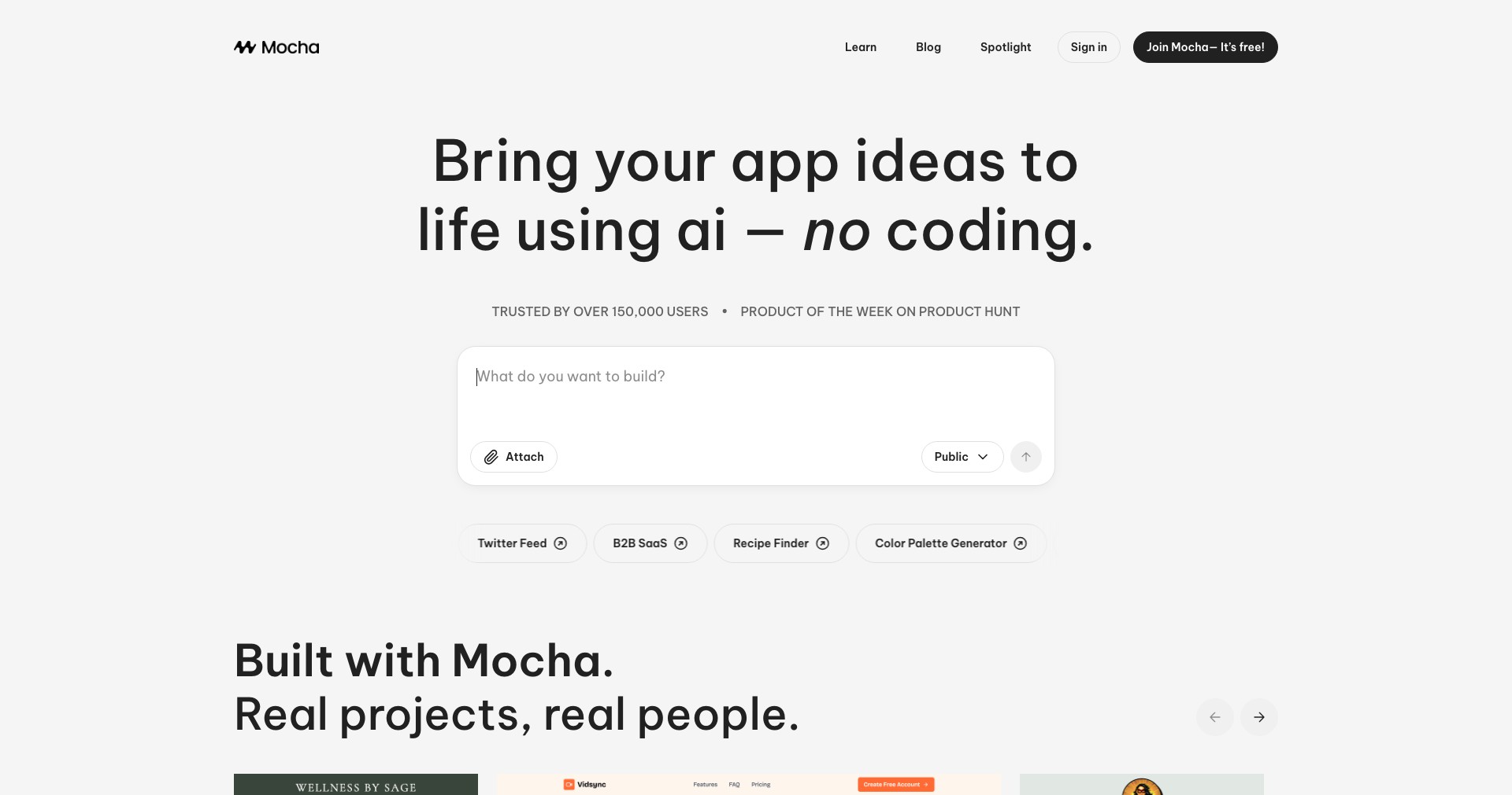 Mocha Screenshot