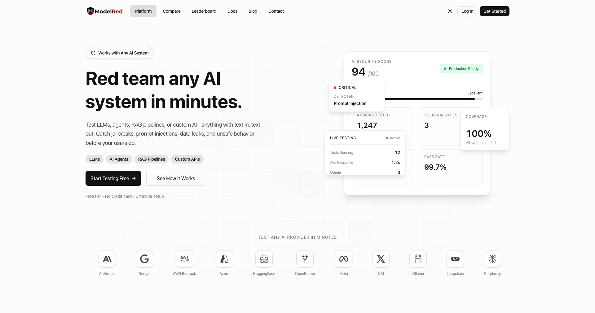 ModelRed Screenshot