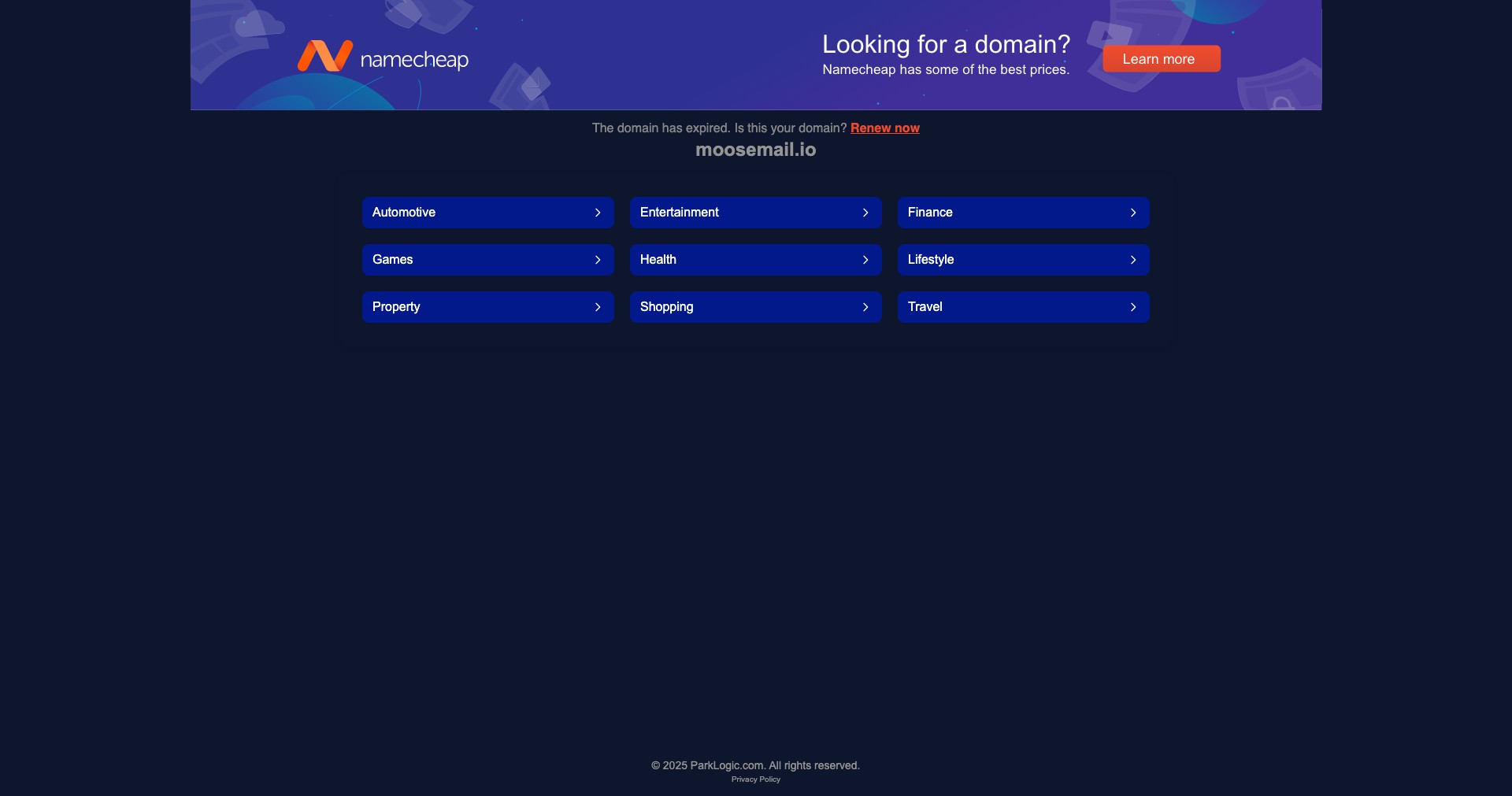 MooseMail Screenshot