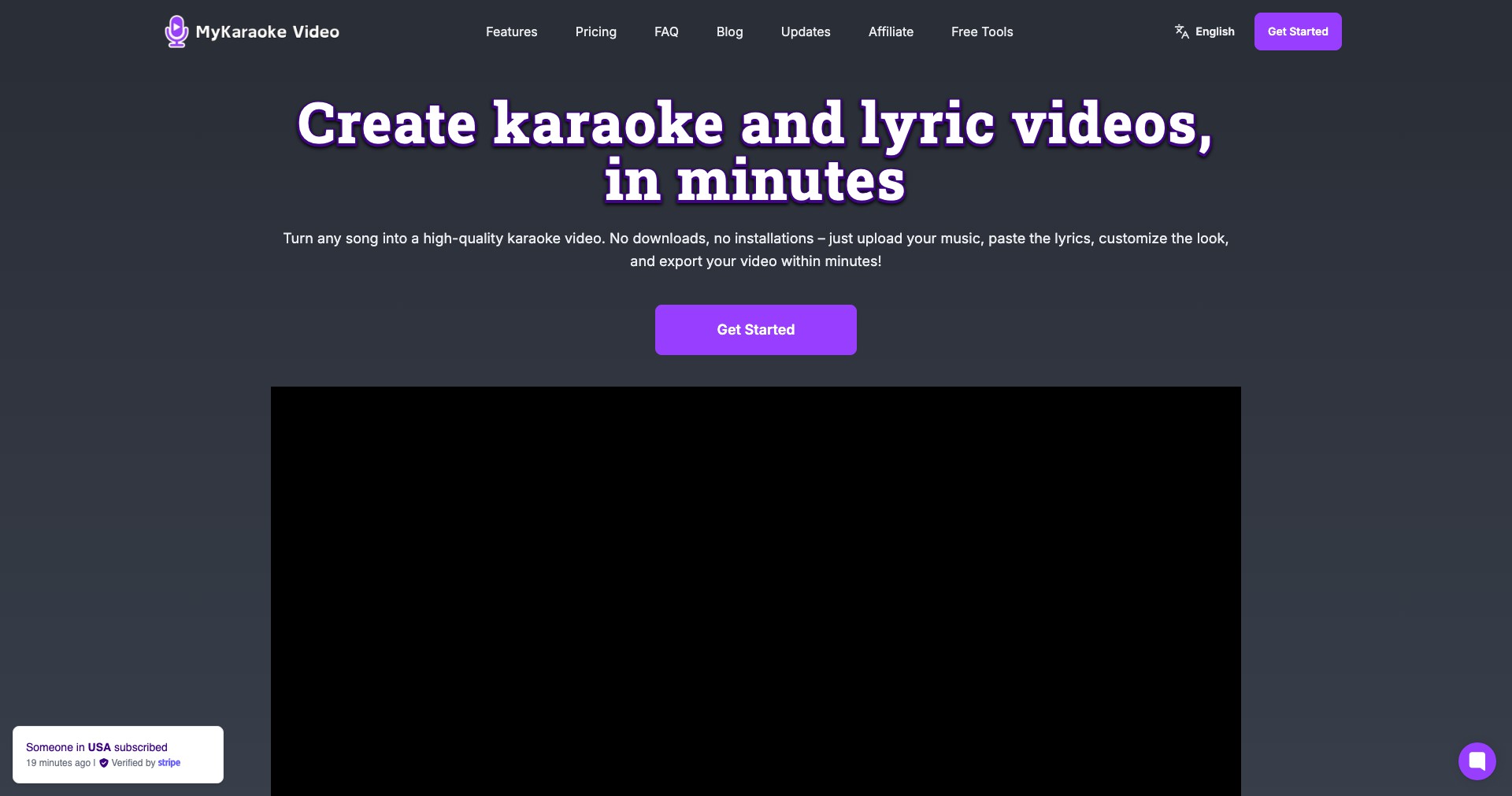 MyKaraoke Video Screenshot