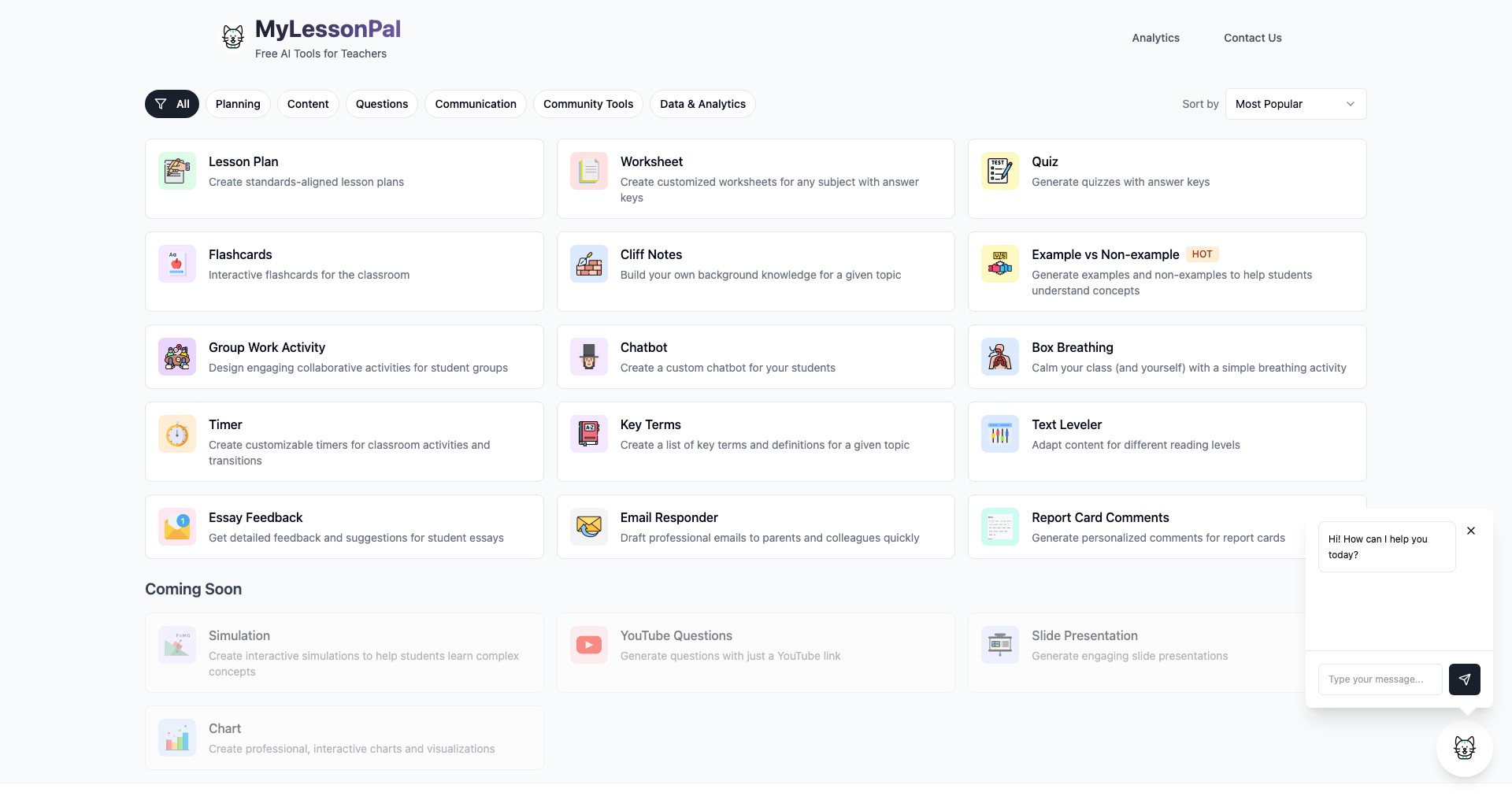 MyLessonPal Screenshot