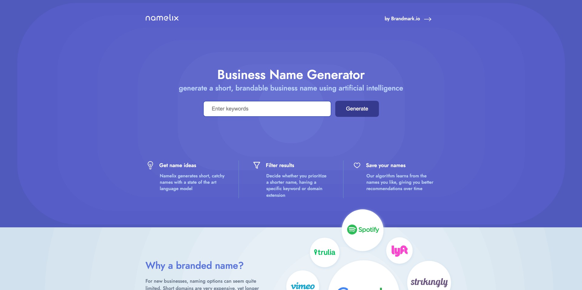 Namelix Screenshot