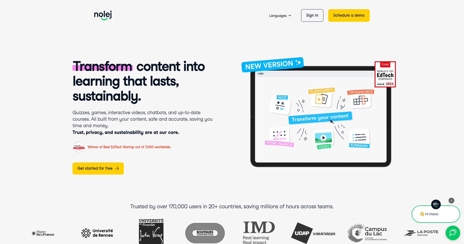 Nolej Screenshot
