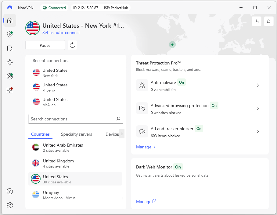 NordVPN New York server for Texas porn ban