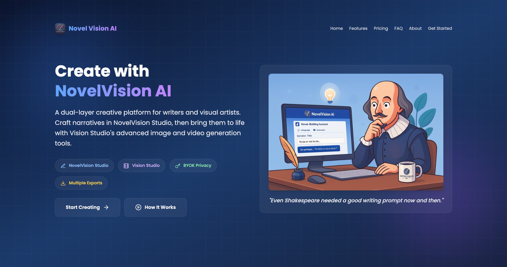 NovelVisionAI Screenshot