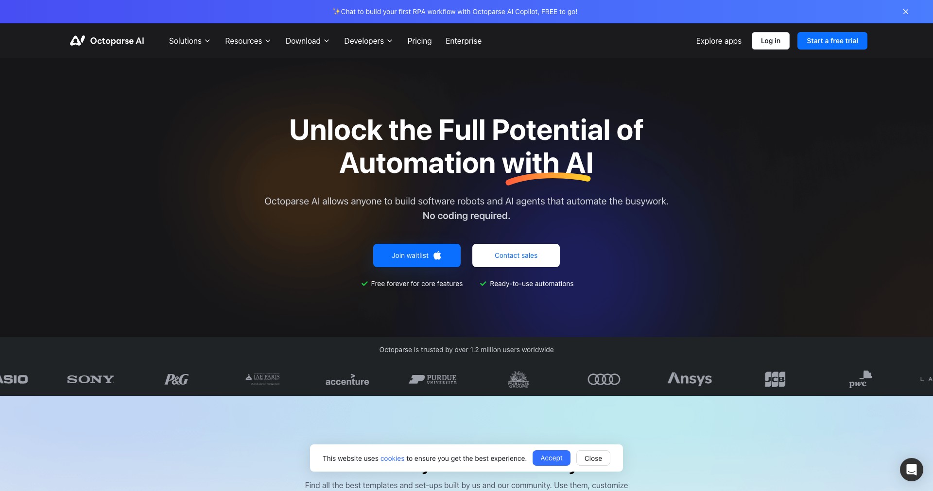 Octoparse AI Screenshot