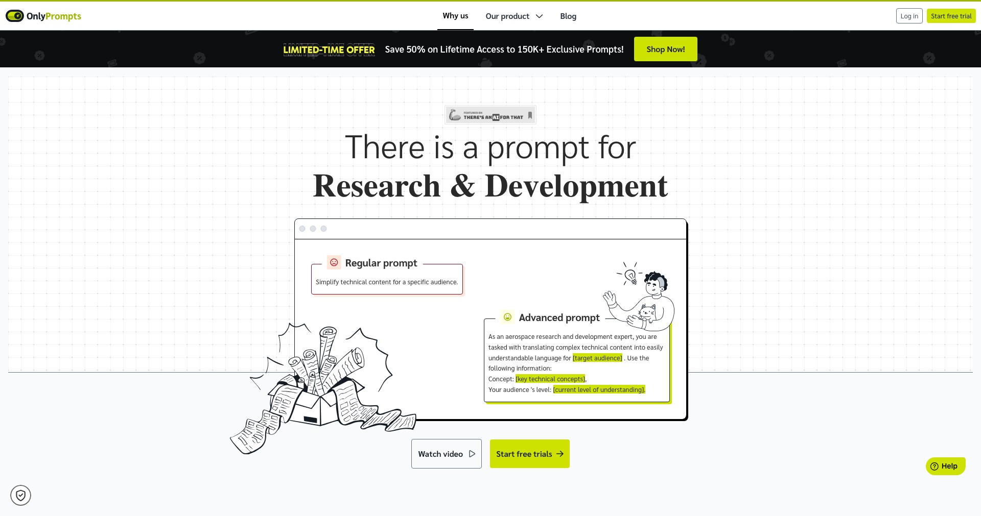 OnlyPrompts Screenshot
