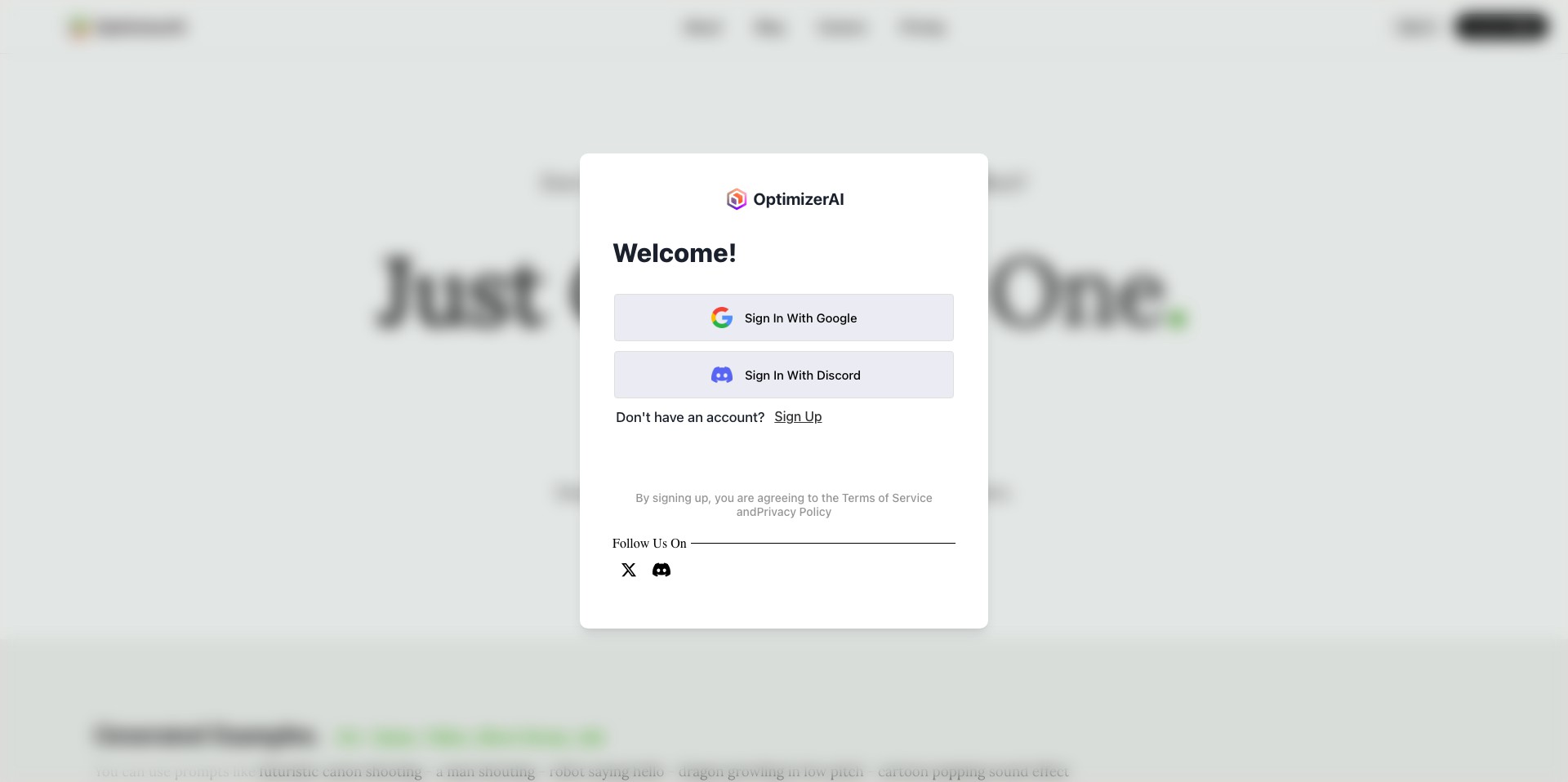 OptimizerAI Screenshot
