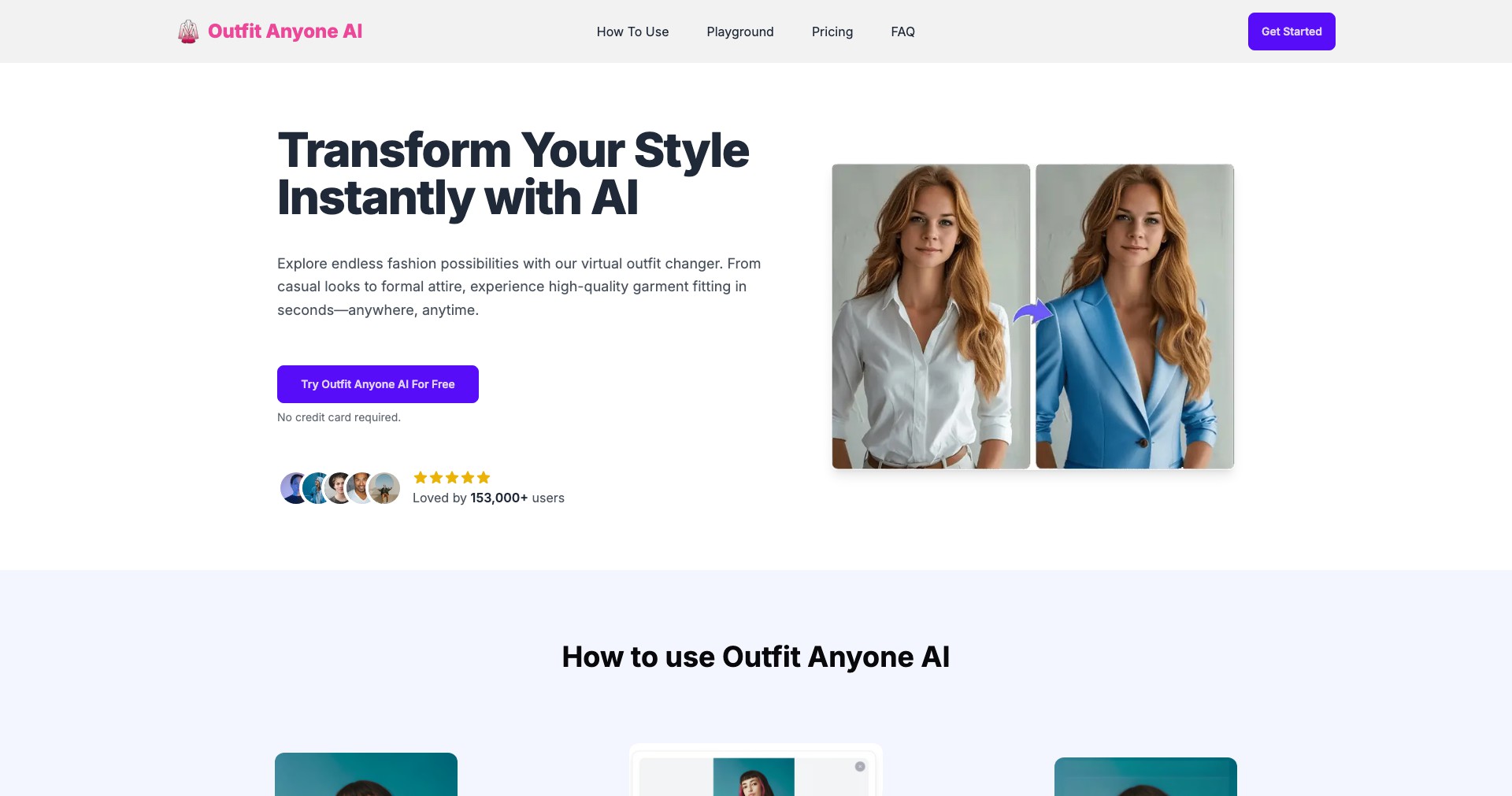 Outfit Anyone AI Screenshot