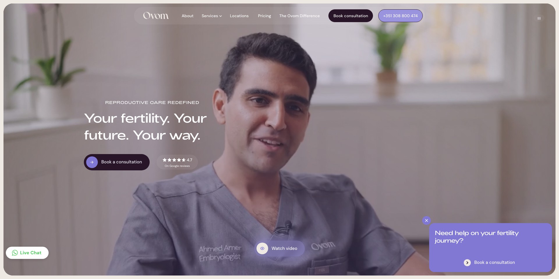 Ovom Care Screenshot