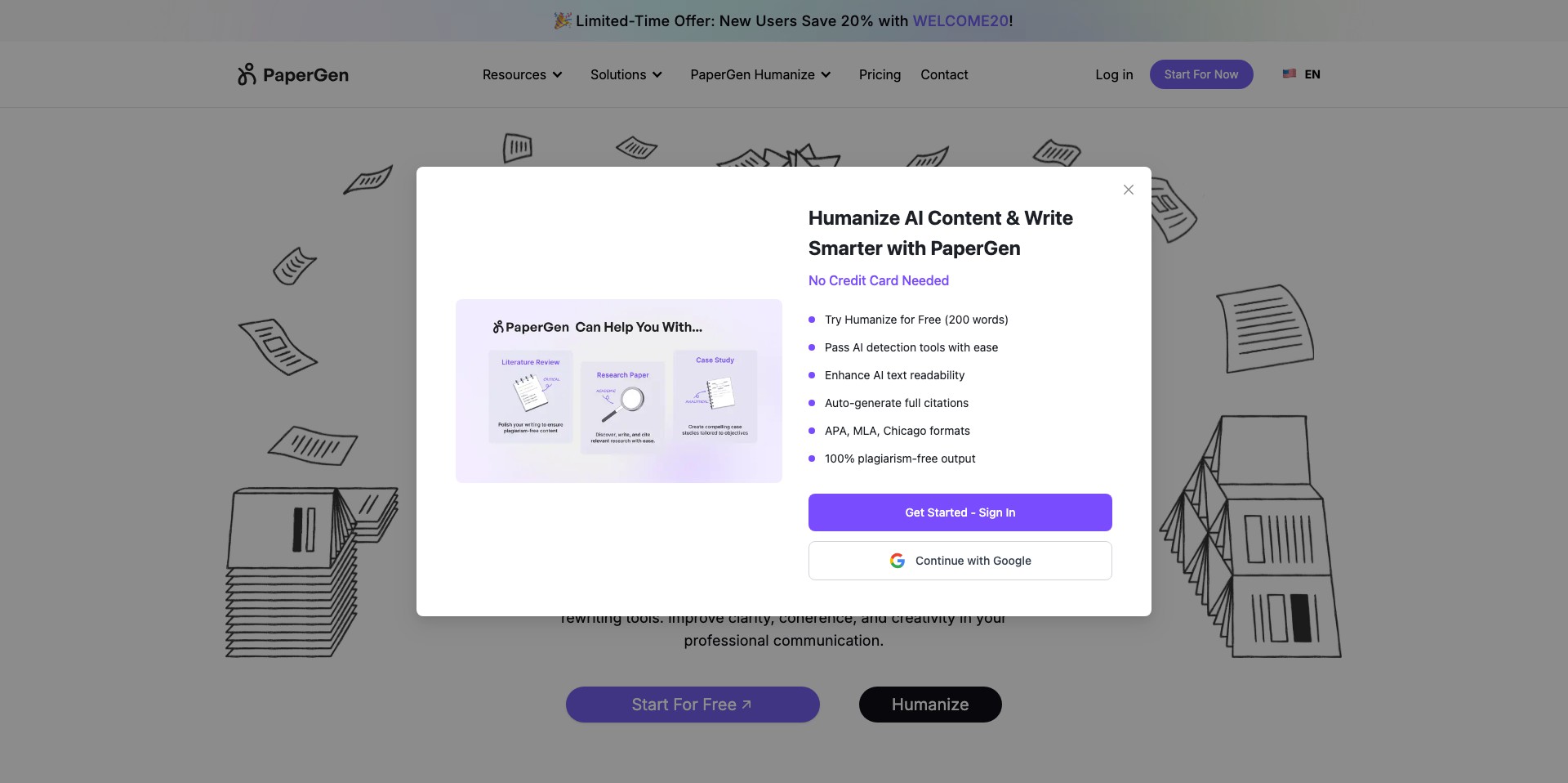 PaperGen Screenshot