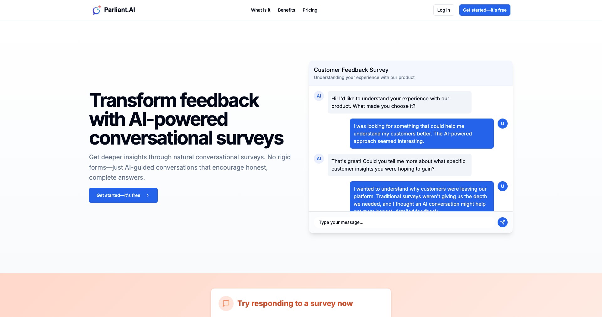 Parliant.AI Screenshot