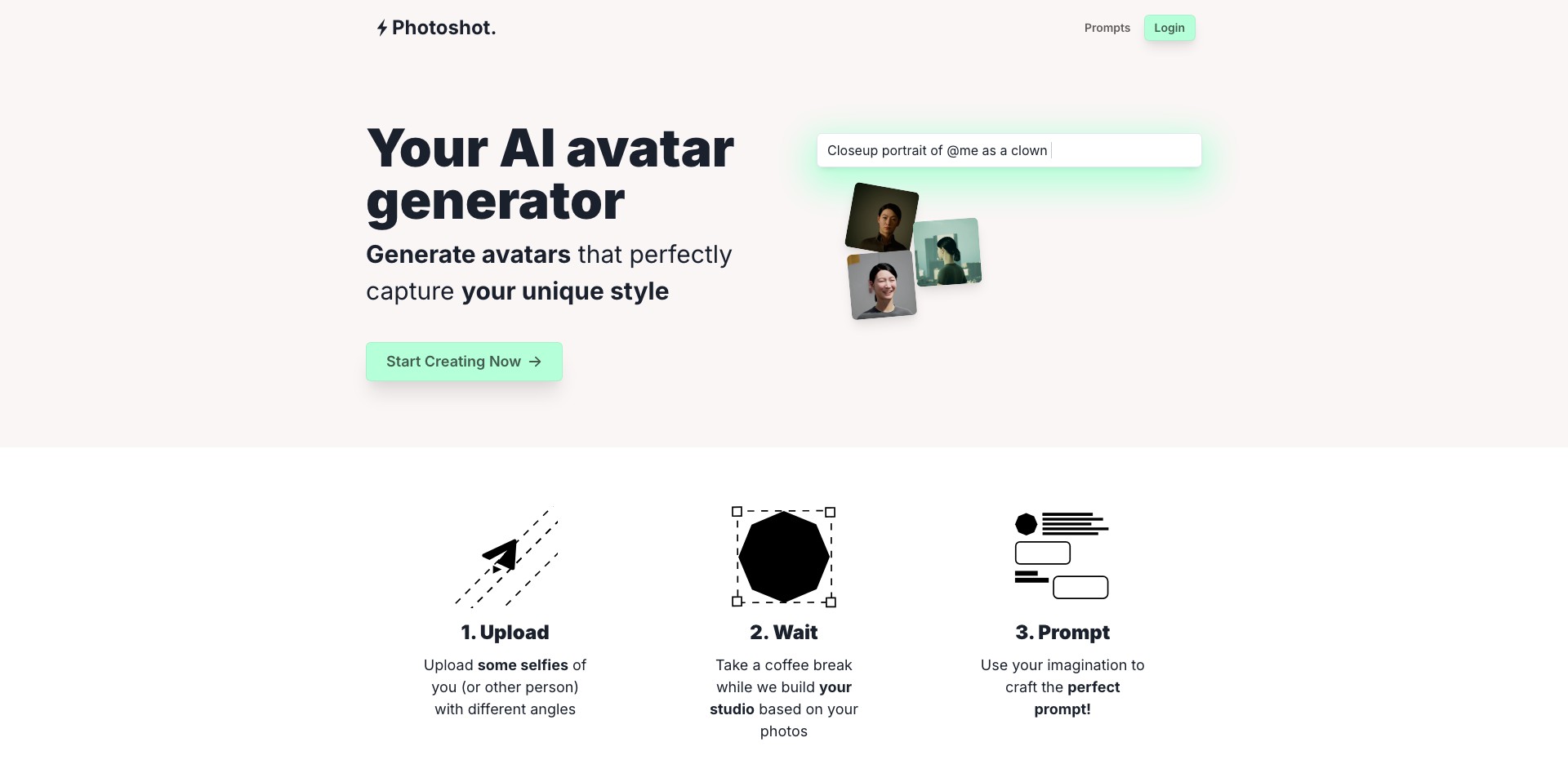 Photoshot AI Avatar Generator Screenshot