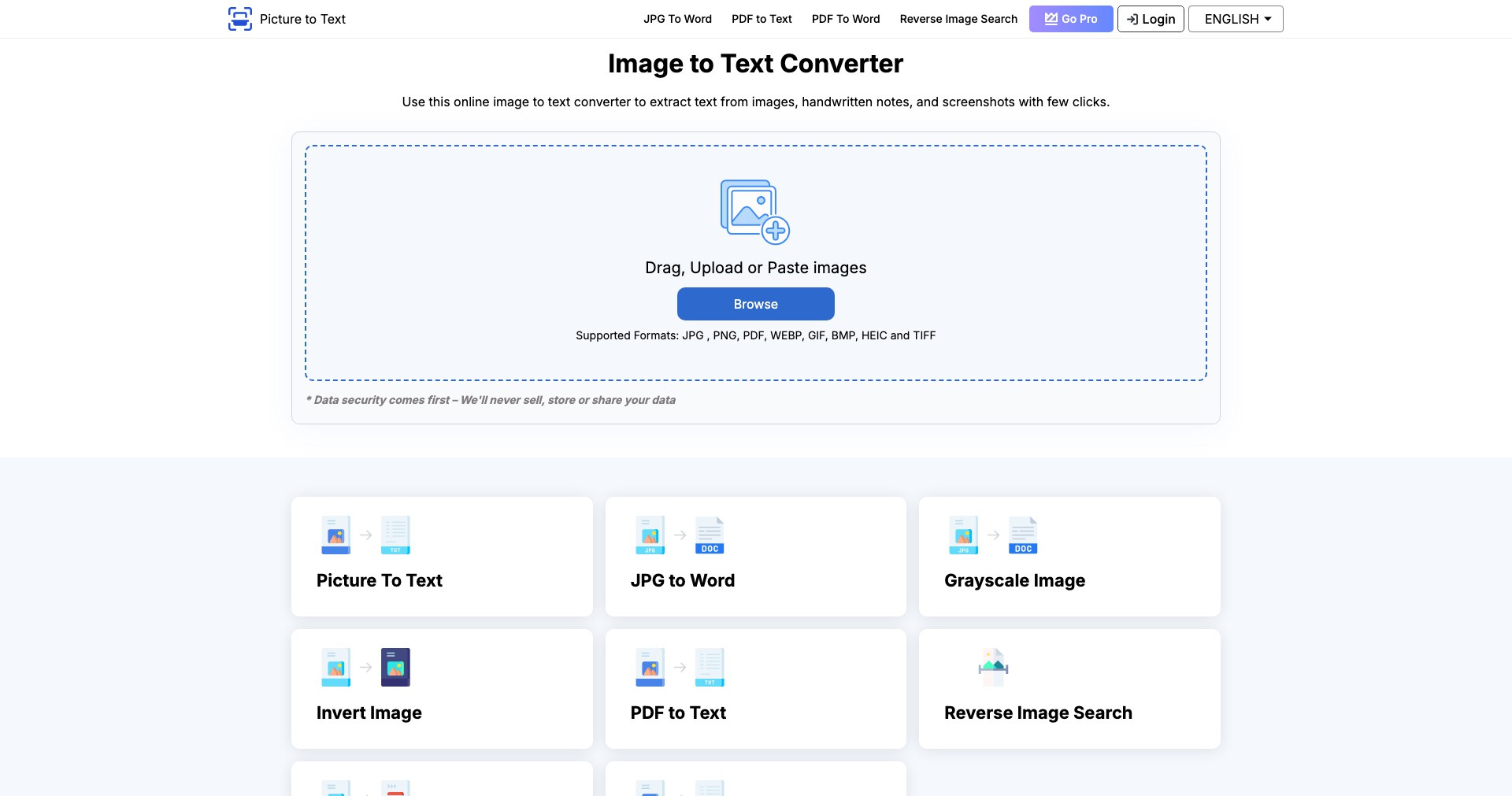 Picture To Text Converter Screenshot