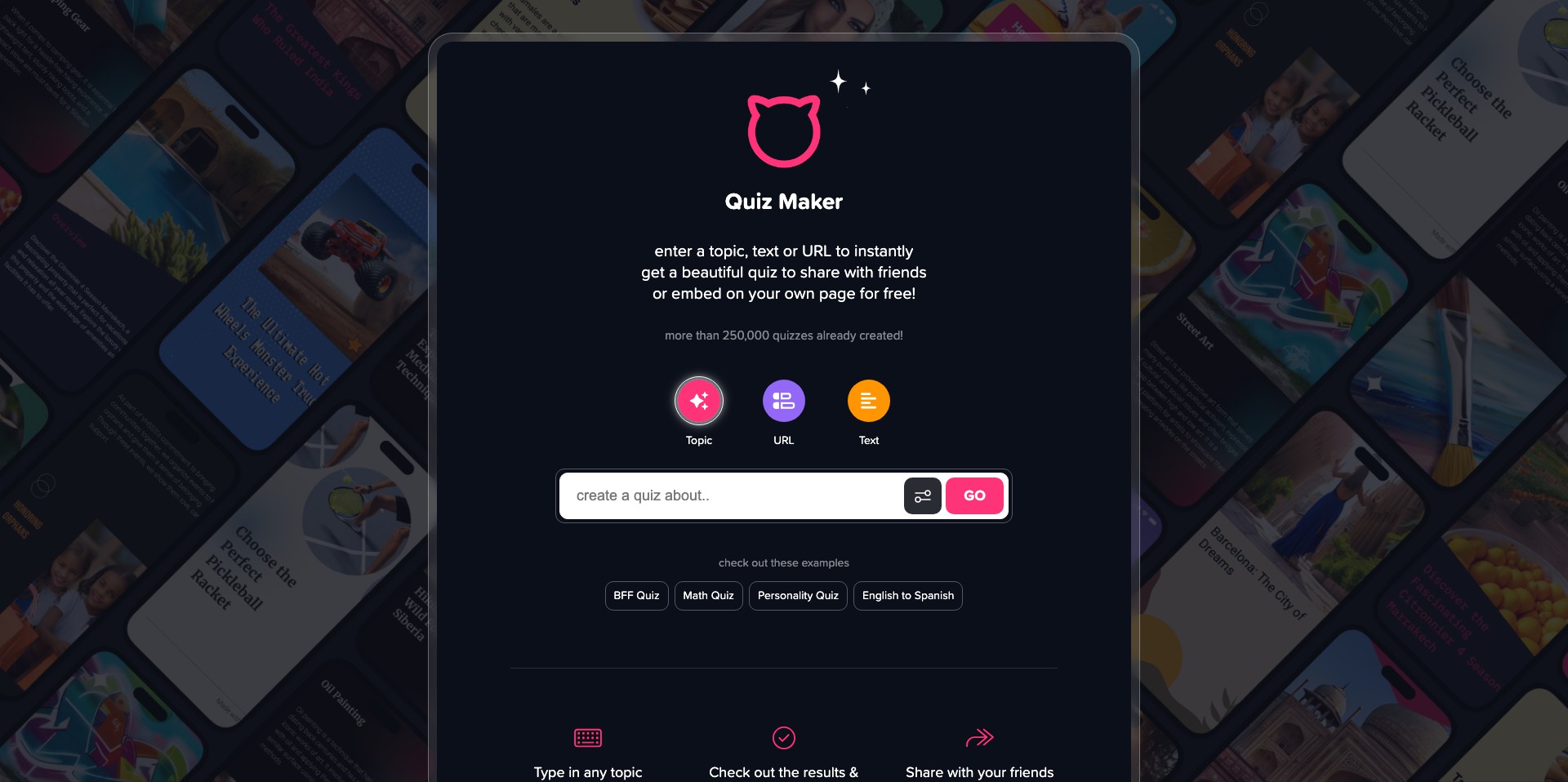 Piggy Quiz maker Screenshot