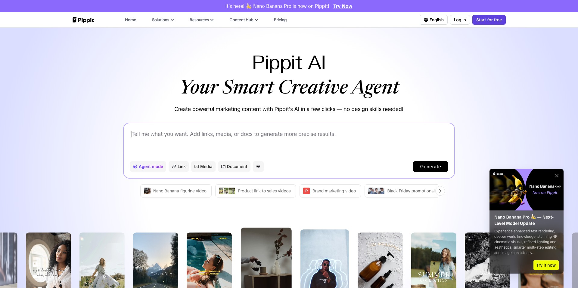 Pippit AI Screenshot