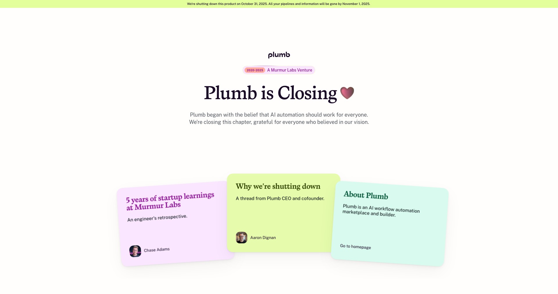 Plumb Screenshot