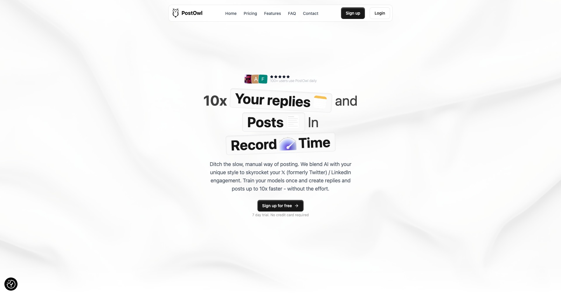 PostOwl Screenshot