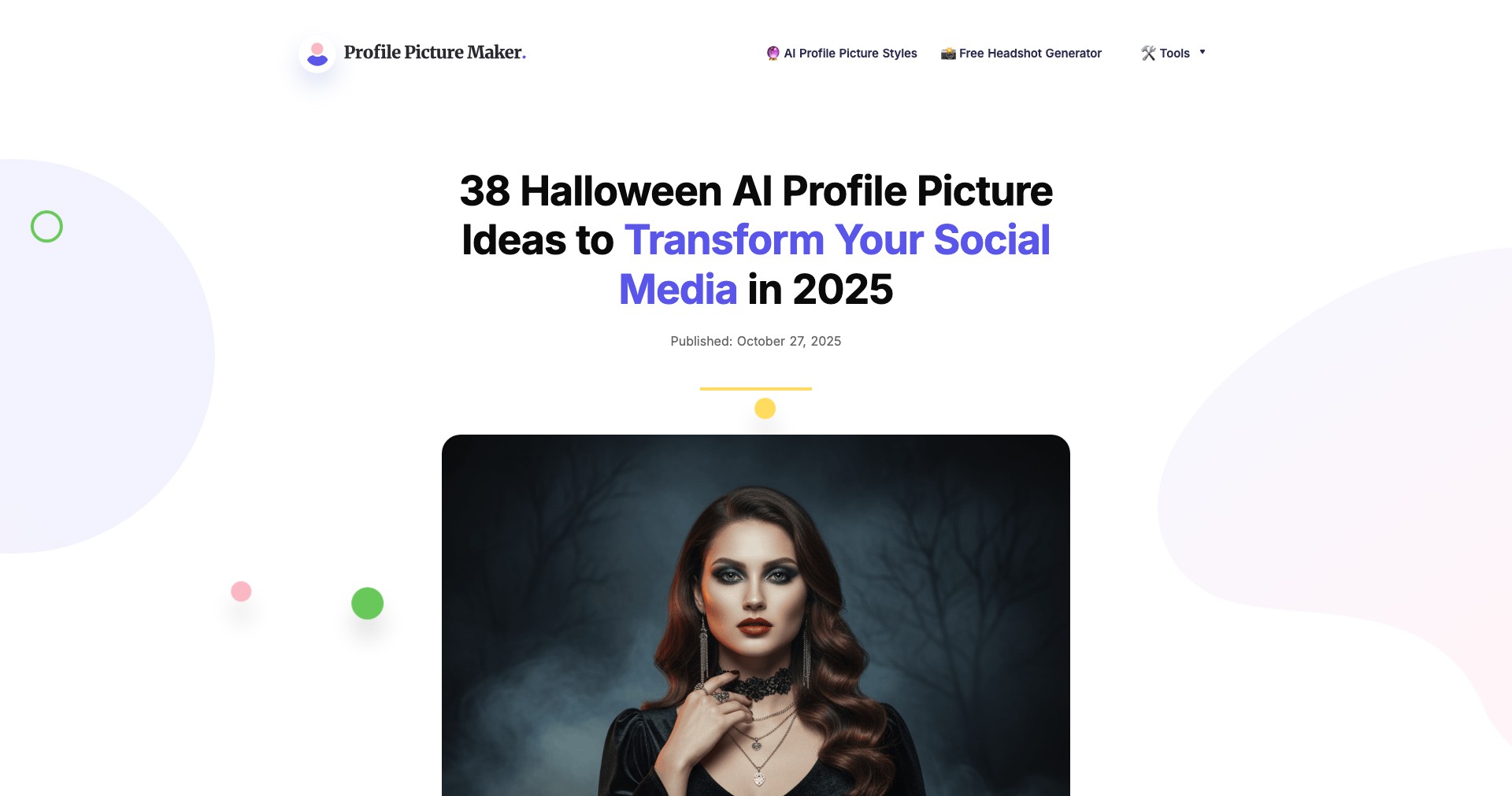 Profile Picture Maker Screenshot