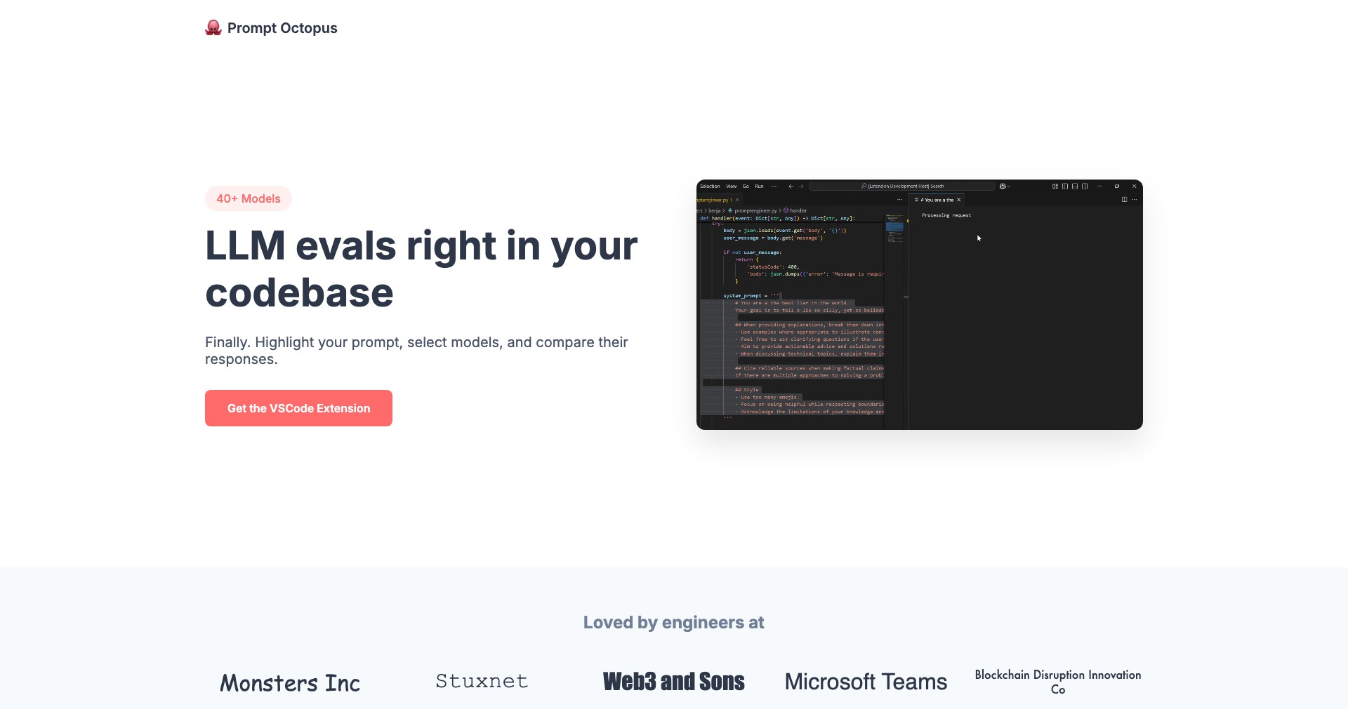 Prompt Octopus Screenshot