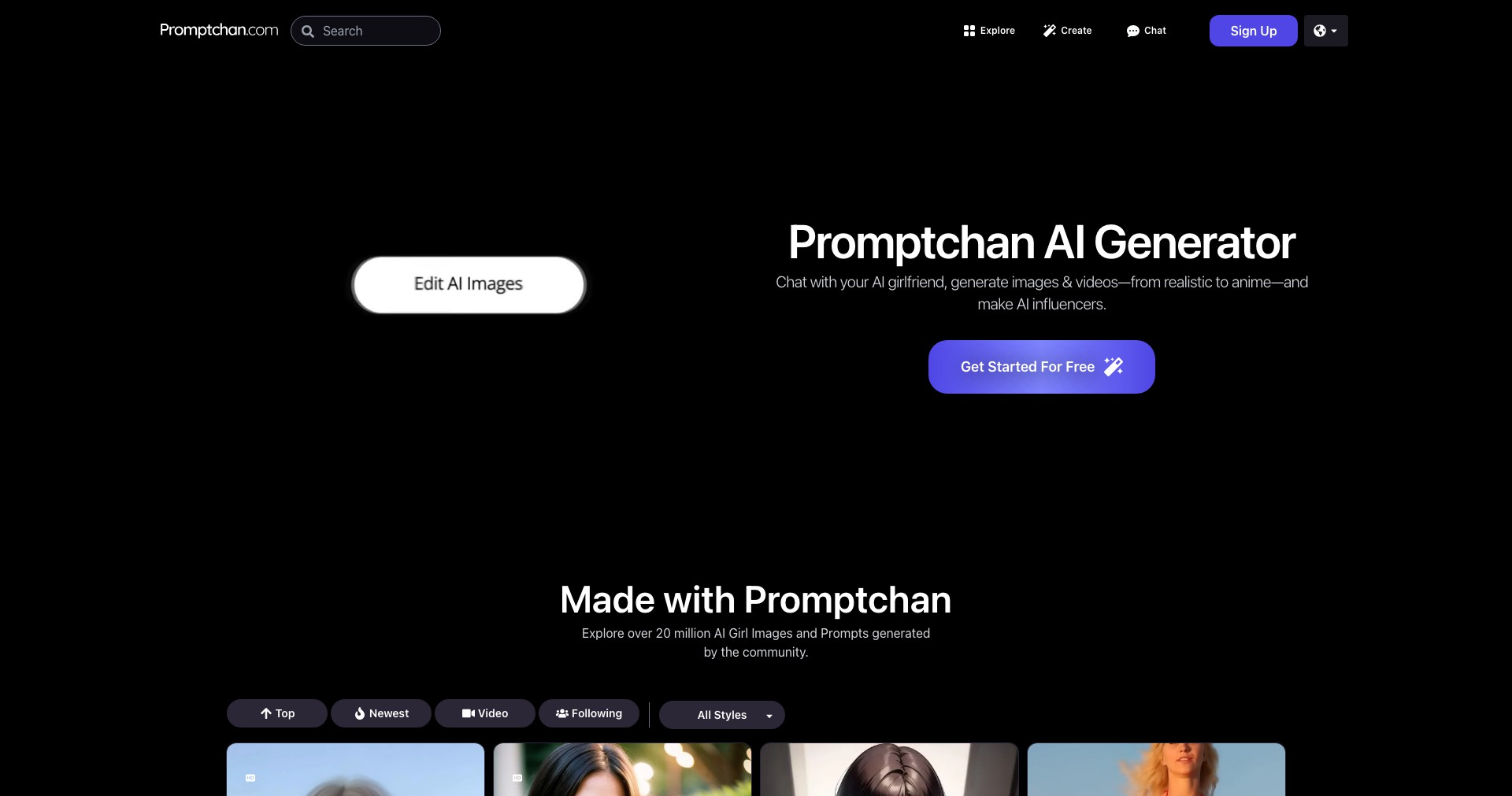 Promptchan v7 Screenshot