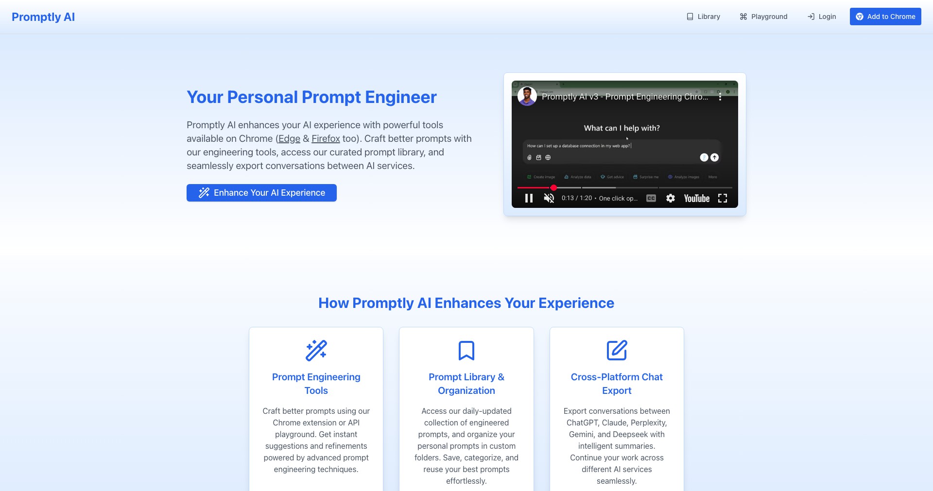 Promptly AI Screenshot