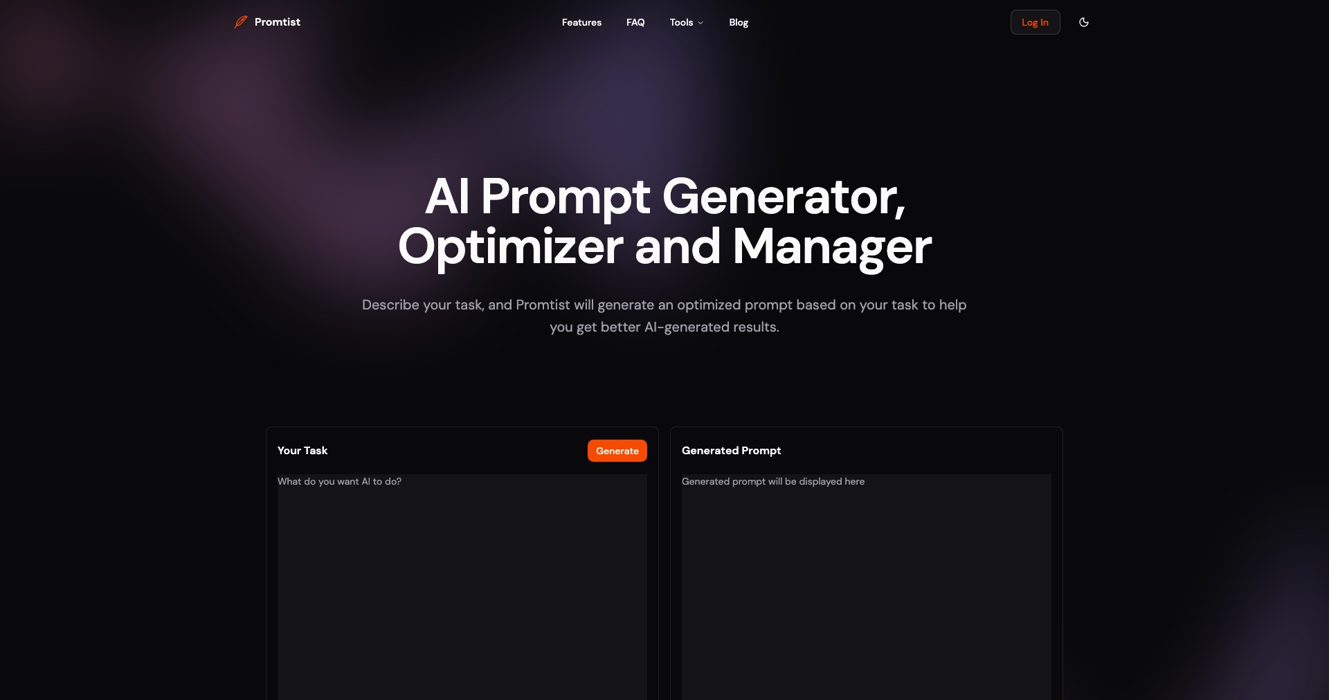 Promtist AI Screenshot