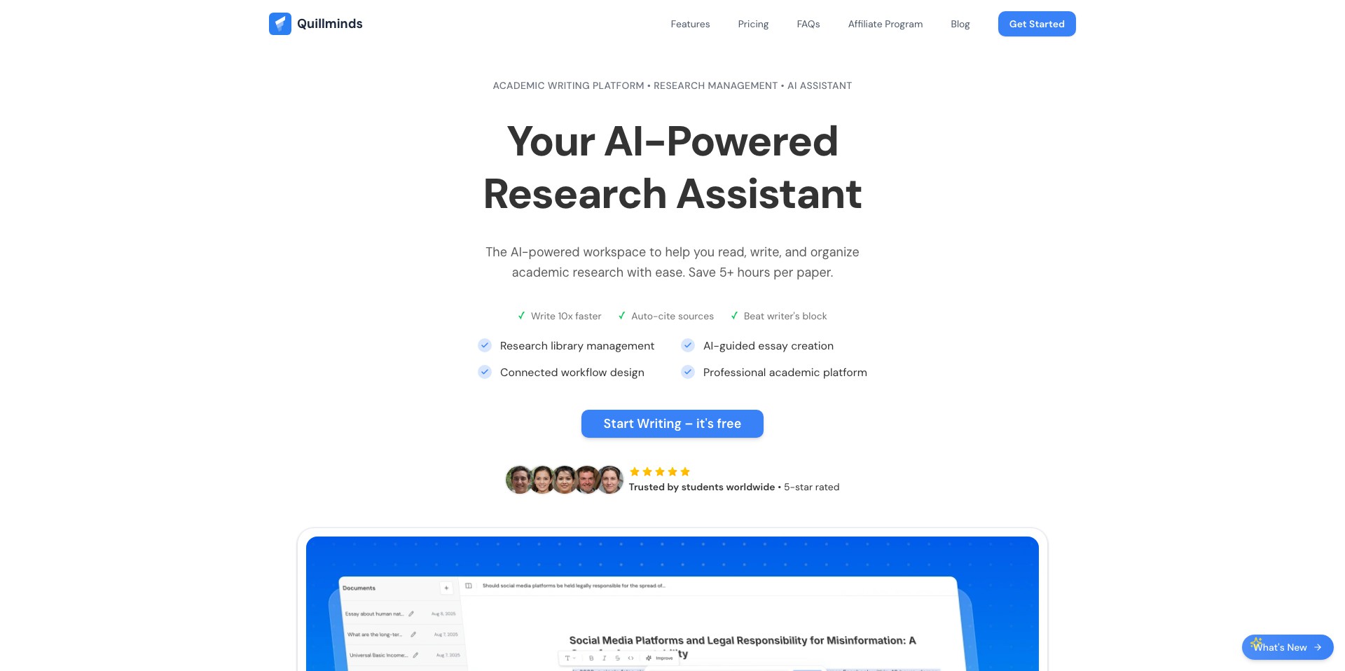 Quillminds Screenshot