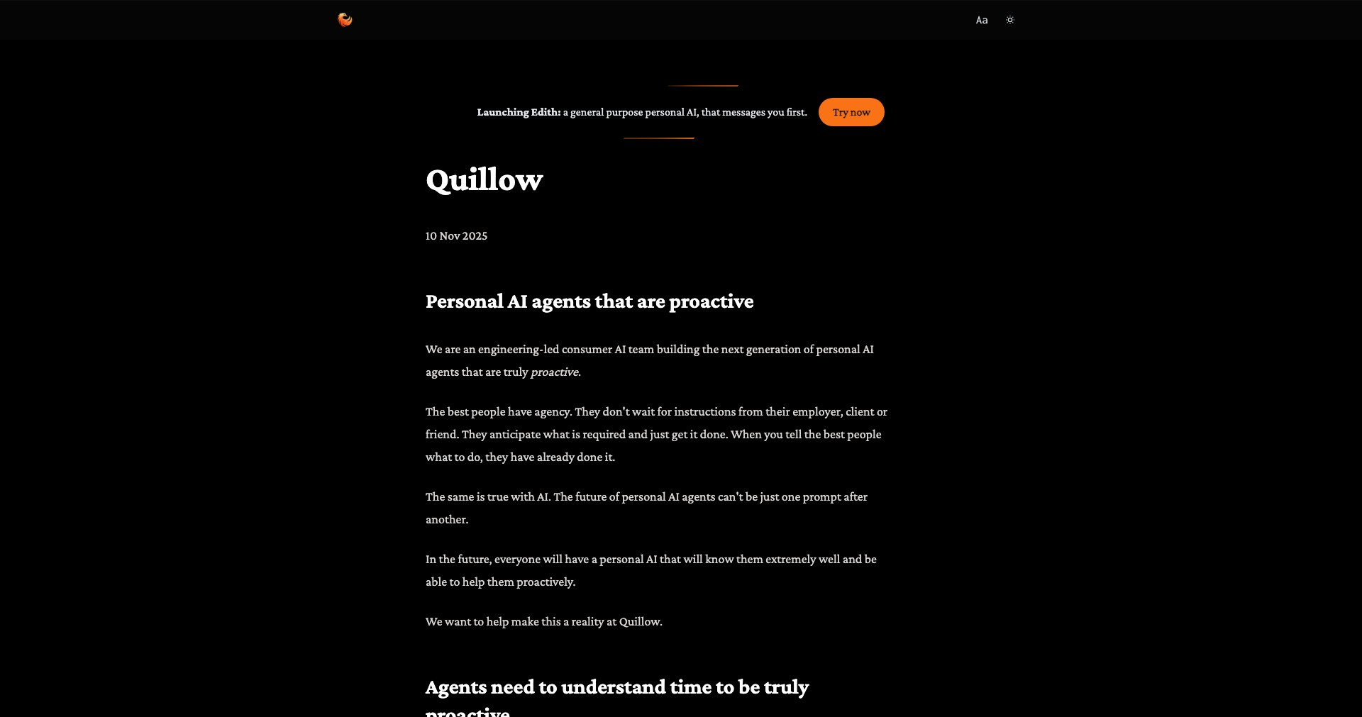 Quillow Screenshot