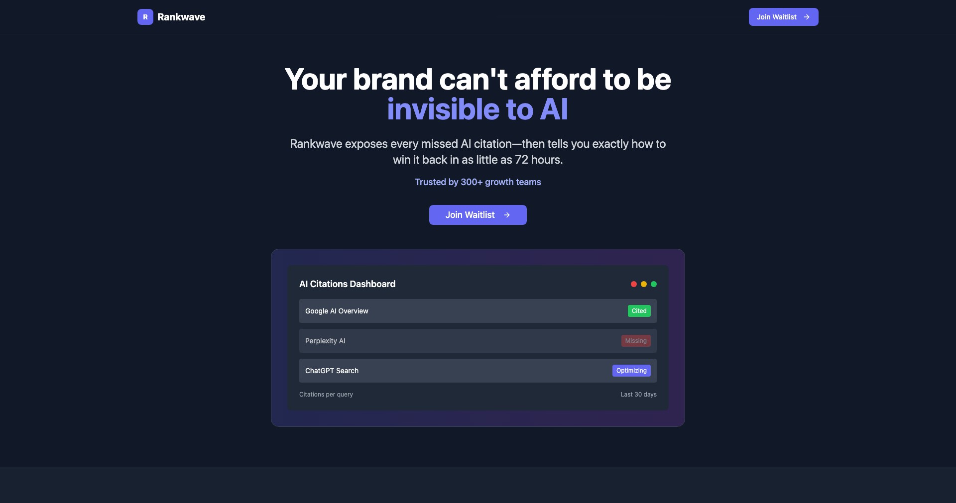 Rankwave Screenshot
